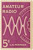 5 cent Amateur Radio Stamp, issued during the 1960's
